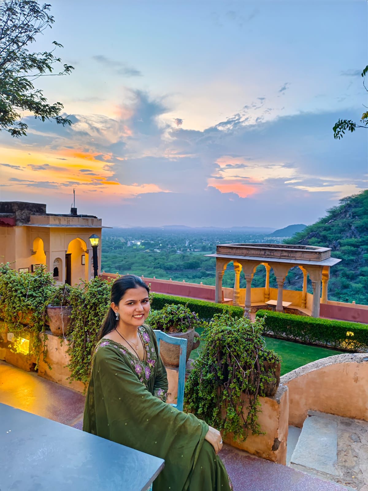 Olive Orry – Embroidered A-Line Set